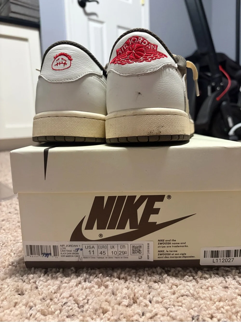 Travis Scott Reverse Mocha Low size 11